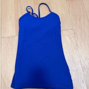 lululemon athletica Royal Blue Slim-Strap Tank Top